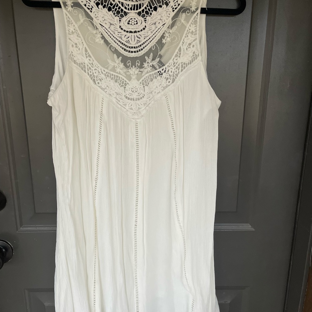 Rue21 White Lace Midi Dress Wedding Shower